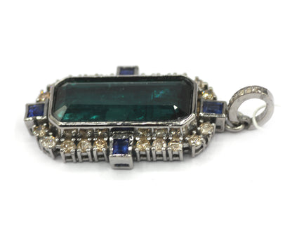 92.5 sterling silver Diamond pendant