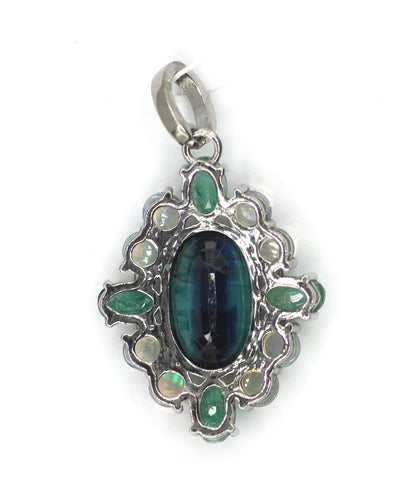 92.5 sterling silver Diamond pendant