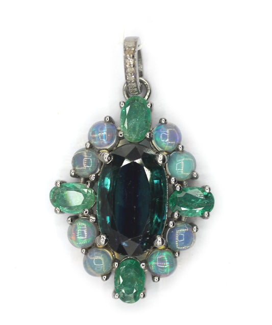 92.5 sterling silver Diamond pendant