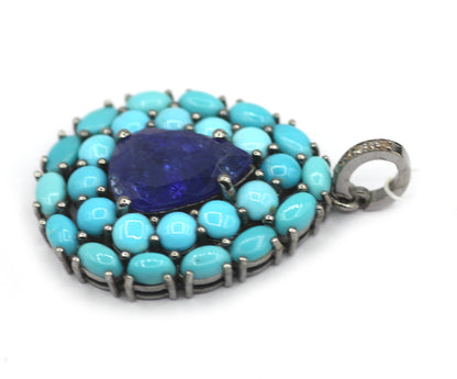 92.5 sterling silver Diamond pendant
