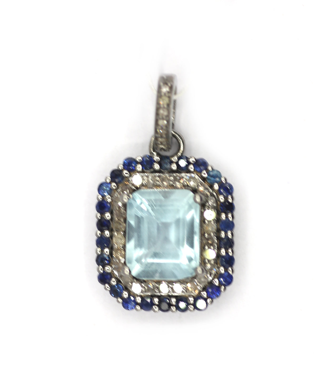 92.5 sterling silver Diamond pendant