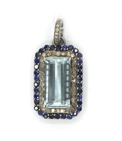 92.5 sterling silver Diamond pendant