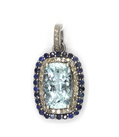 92.5 sterling silver Diamond pendant