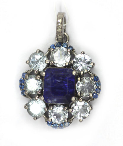 92.5 sterling silver Diamond pendant