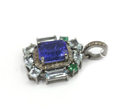 92.5 sterling silver Diamond pendant