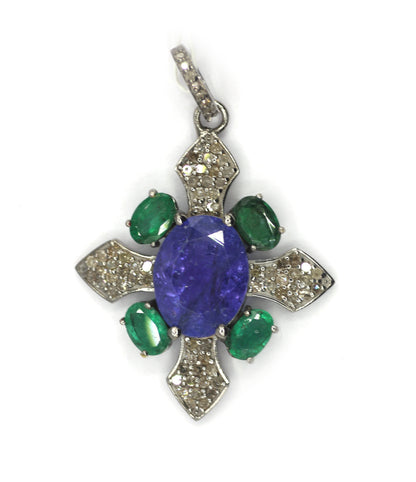 92.5 sterling silver Diamond pendant