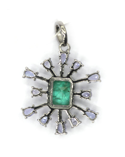 92.5 sterling silver Diamond pendant