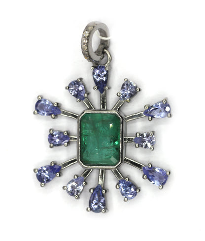 92.5 sterling silver Diamond pendant