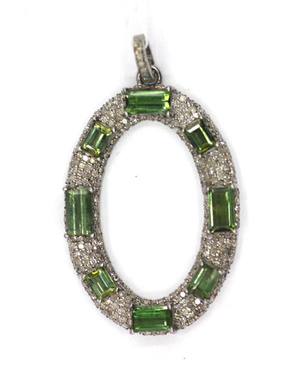 92.5 sterling silver Diamond pendant