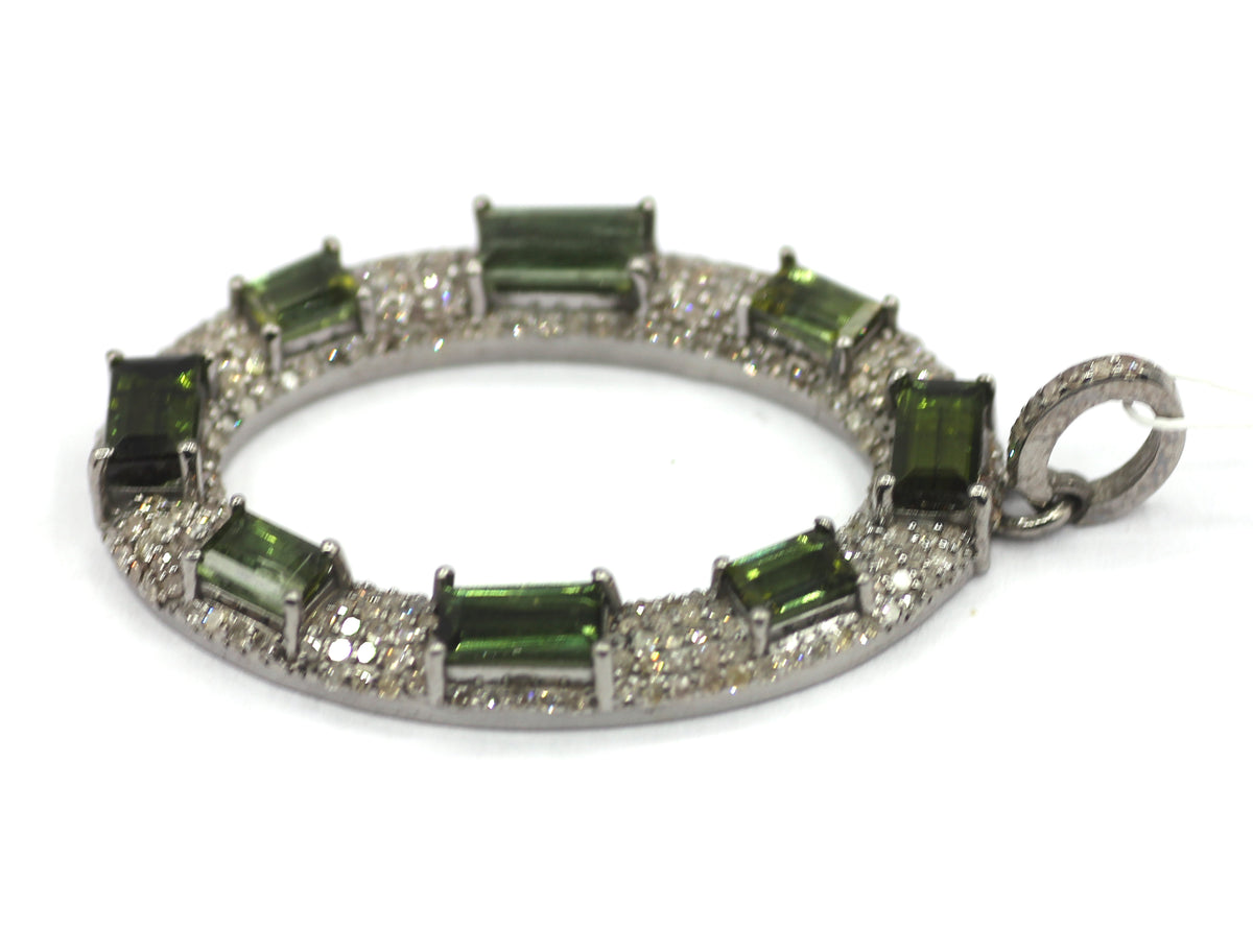 92.5 sterling silver Diamond pendant