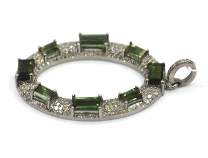 92.5 sterling silver Diamond pendant