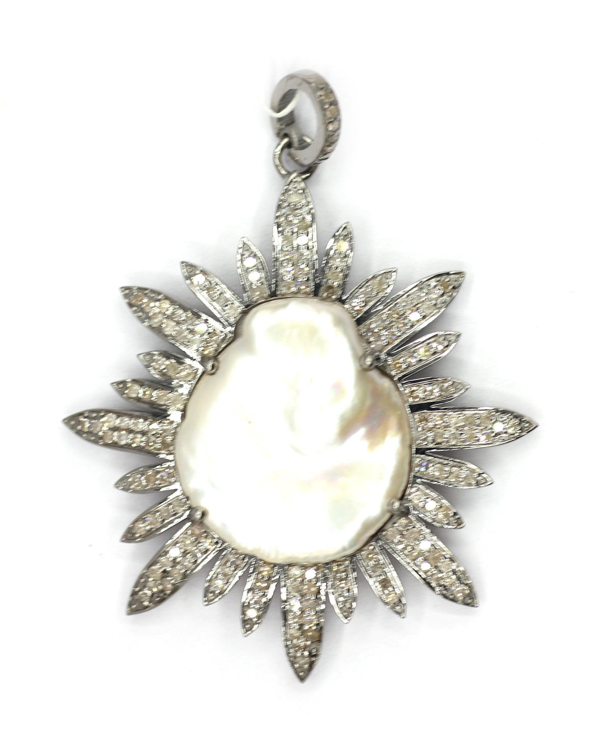 92.5 sterling silver Diamond pendant