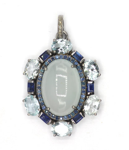 92.5 sterling silver Diamond pendant