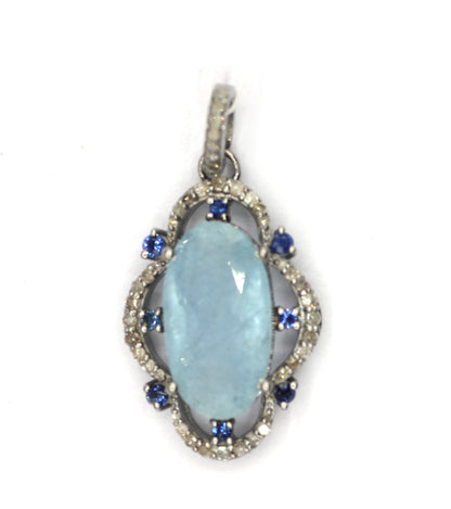 92.5 sterling silver Diamond pendant
