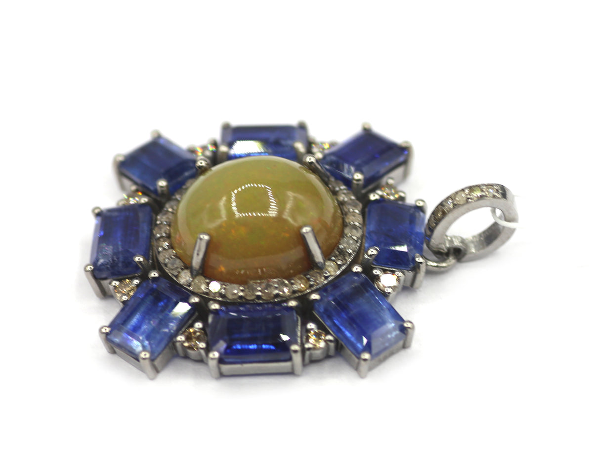 92.5 sterling silver Diamond pendant