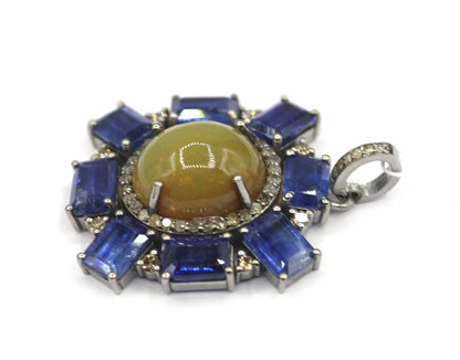 92.5 sterling silver Diamond pendant