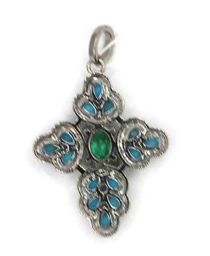 92.5 sterling silver Diamond pendant