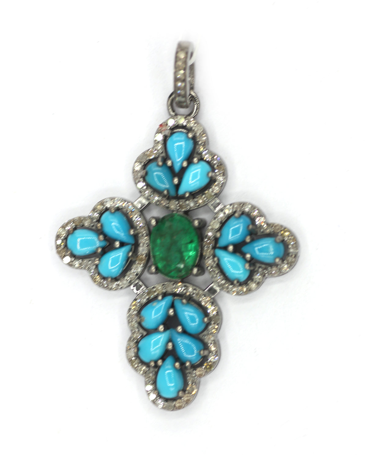 92.5 sterling silver Diamond pendant