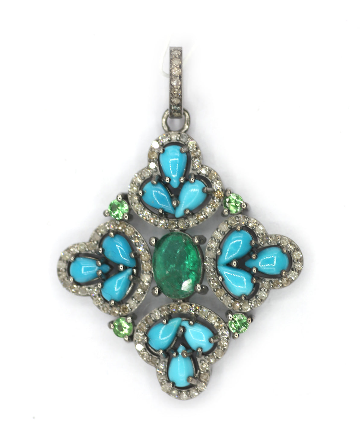 92.5 sterling silver Diamond pendant