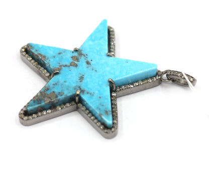 92.5 sterling silver Diamond pendant
