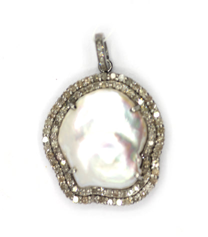 92.5 sterling silver Diamond pendant