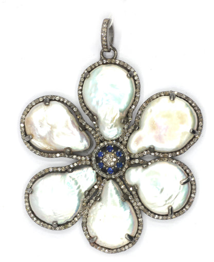 92.5 sterling silver Diamond pendant