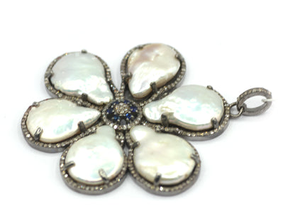 92.5 sterling silver Diamond pendant