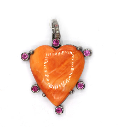 92.5 sterling silver Diamond pendant