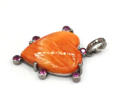 92.5 sterling silver Diamond pendant