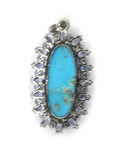 92.5 sterling silver Diamond pendant