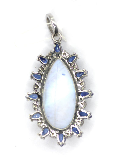 92.5 sterling silver Diamond pendant