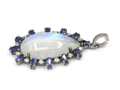 92.5 sterling silver Diamond pendant