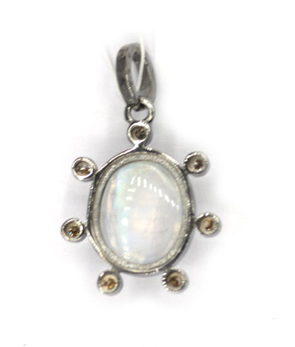92.5 sterling silver Diamond pendant