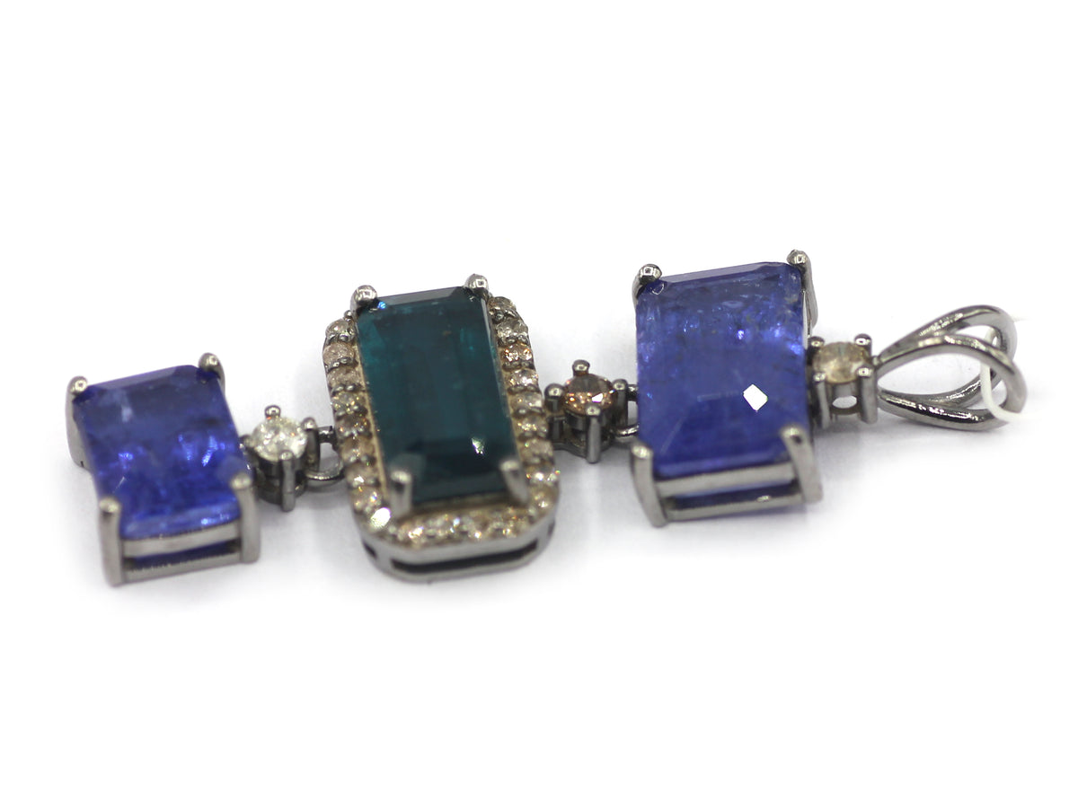 92.5 sterling silver Diamond pendant
