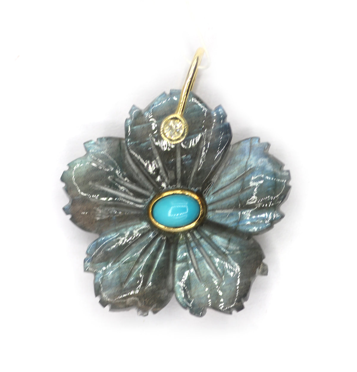 92.5 sterling silver Diamond pendant