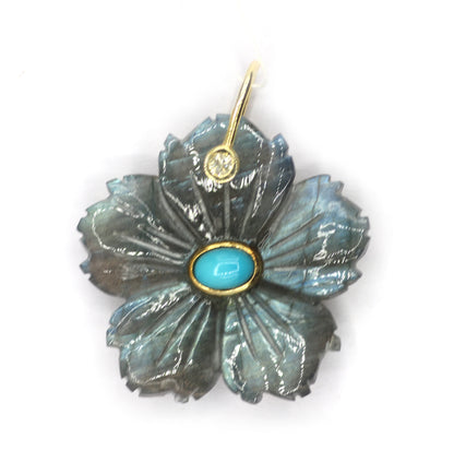92.5 sterling silver Diamond pendant