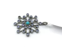 Star Pave Diamond Pendant