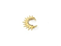 14k Solid Gold Diamond Pendants.