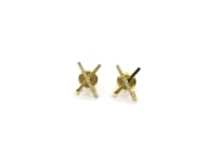 X 14k Solid Gold Diamond Stud Earring.14k Solid Gold Diamond Earring..