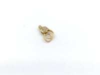 14k Solid Gold Diamond Clasps