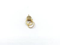 14k Solid Gold Diamond Clasps