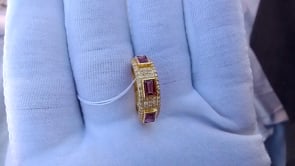 14k Solid Gold Diamond Rings.