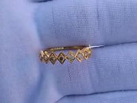 14k Solid Gold Diamond Rings