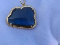 Cloud 14k Solid Gold Diamond Pendants