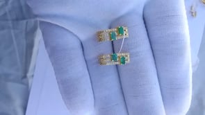 14k Gold Diamond Stud Earring