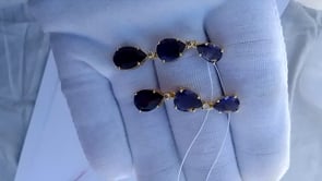 Kynite 14k Gold Diamond  Earring
