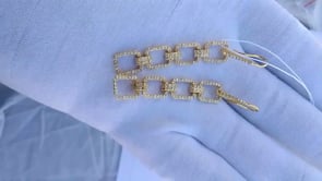 14k Gold Diamond Earring