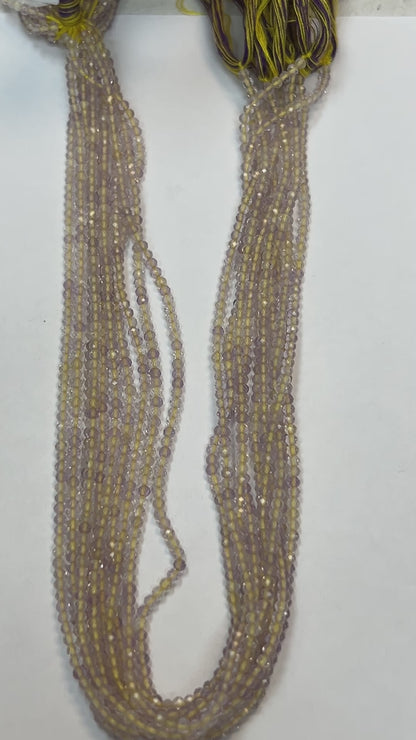 AMETRINE ROUND FACETED 2-3mm