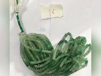 Quartz, Green Quartz Beads Faceted Heshi, Faceted Donut, Faceted Tyre