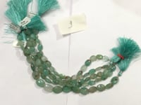 Chalcedony,Aqua Chalcedony Faceted Oval Beads